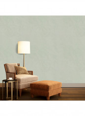 Embroidered Non Woven  Wallpaper Green 53x1000centimeter
