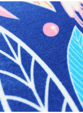 Flower Pattern Anti-Slip Carpet Multicolour 140x200cm