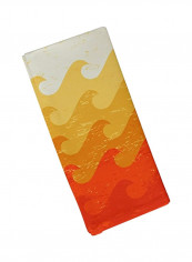4-Piece Deep Sea Printed Napkin Set Red/Yellow/Orange 19x19inch