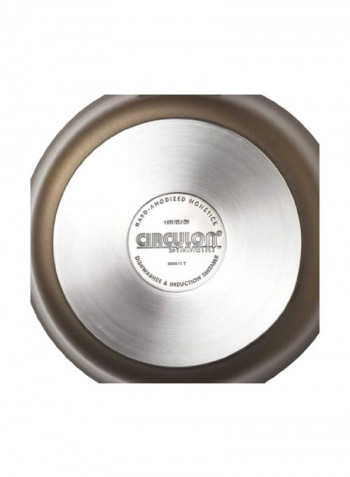 Aluminum Wok Chocolate 14inch