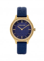 Women's Leather Analog Wrist Watch P 15689BSK-03