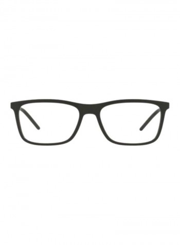 Men's Rectangular Eyeglass Frame - Lens Size: 37 mm