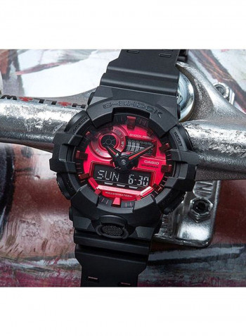 Men's Water Resistant Analog Digital Watch GA-700AR-1ADR