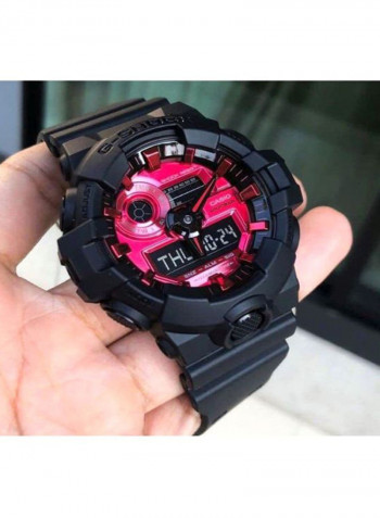 Men's Water Resistant Analog Digital Watch GA-700AR-1ADR