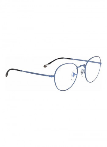 Round Eyeglass Frame - Lens Size: 49 mm