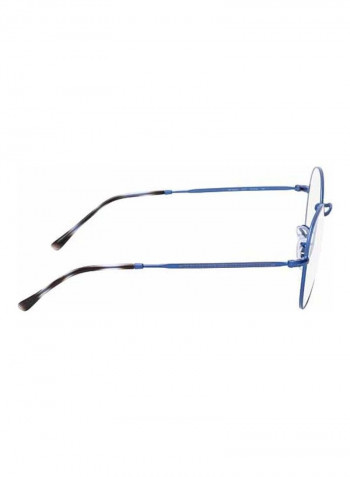 Round Eyeglass Frame - Lens Size: 49 mm