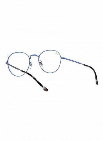Round Eyeglass Frame - Lens Size: 49 mm