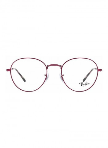 Round Eyeglass Frame - Lens Size: 49 mm