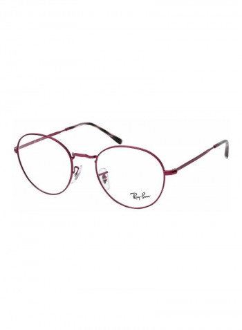 Round Eyeglass Frame - Lens Size: 49 mm