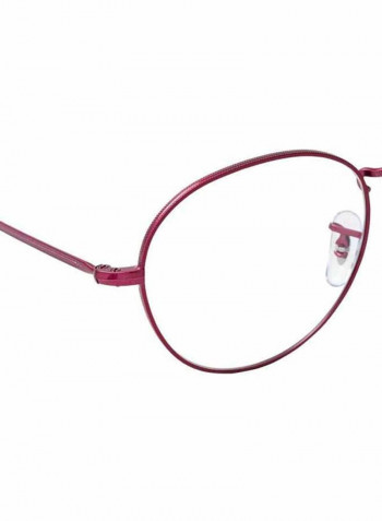 Round Eyeglass Frame - Lens Size: 49 mm