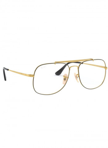 Square Eyeglass Frame - Lens Size: 55 mm