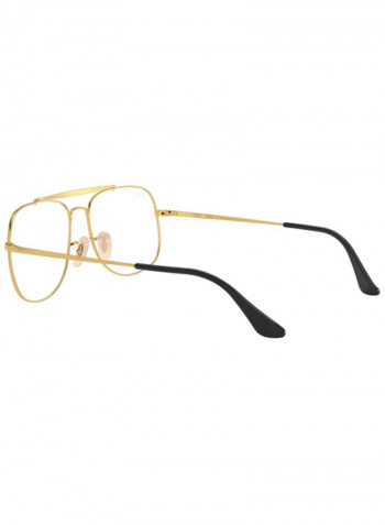 Square Eyeglass Frame - Lens Size: 55 mm