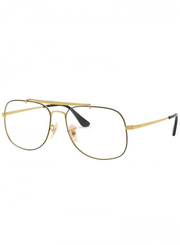 Square Eyeglass Frame - Lens Size: 55 mm