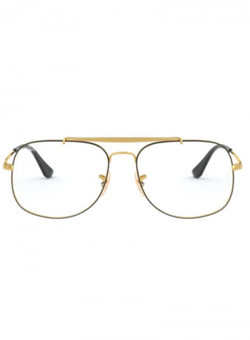 Square Eyeglass Frame - Lens Size: 55 mm