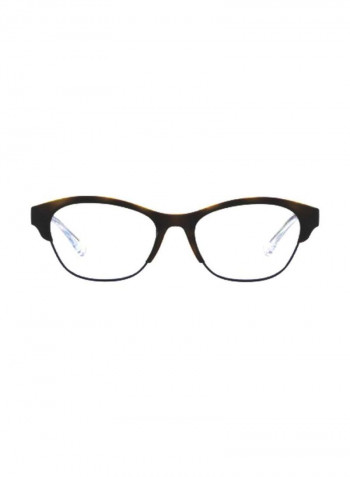 Women's Brow Line Eyeglass Frame - Lens Size: 52 mm