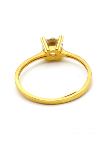 18k Gold solicitor Stone Ring