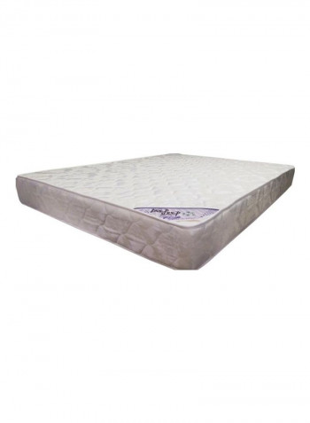 Box Top Spring Mattress off-White 150 x 200 x 18cm