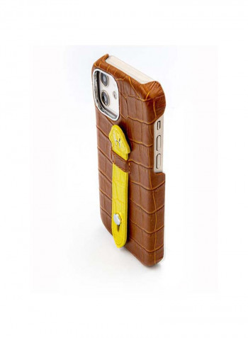 Mobile Case With  Mid Grip For Iphone 12 6.1inch Brown