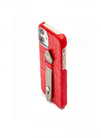 Mobile Case With  Mid Grip For Iphone 12 6.1inch Red