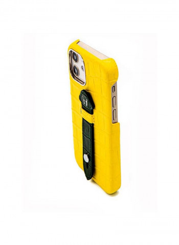 Mobile Case With  Mid Grip For Iphone 12 6.1inch Yellow