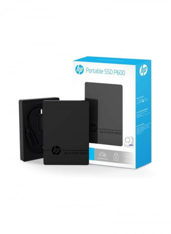SSD P600 Portable External Drive 1TB Black