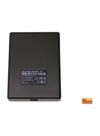 SSD P600 Portable External Drive 1TB Black