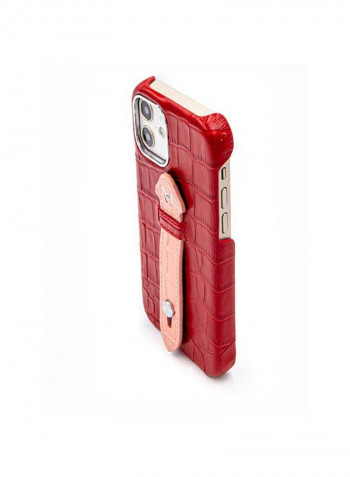 Mobile Case With  Mid Grip For Iphone 12 6.1inch Maroon