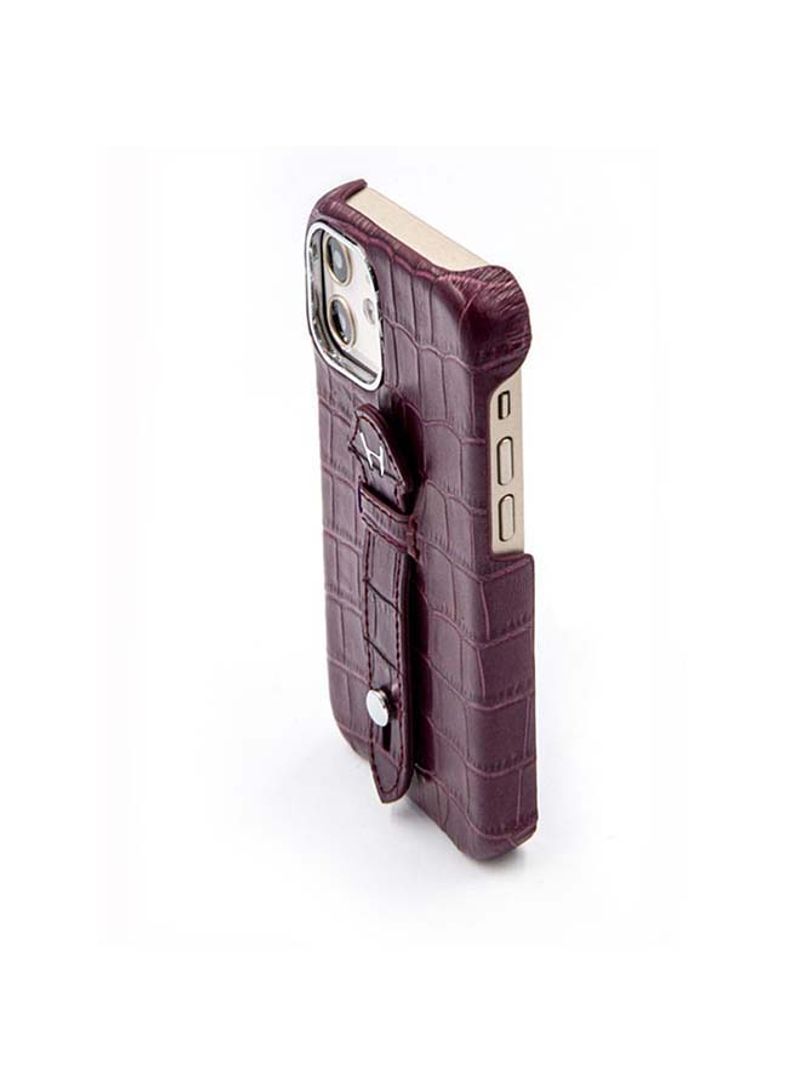 Mobile Case With  Mid Grip For Iphone 12 6.1inch Purple