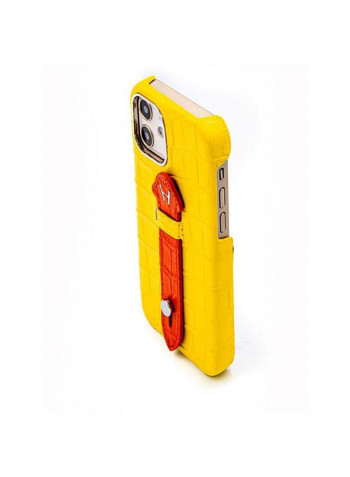 Mobile Case With  Mid Grip For Iphone 12 6.1inch Yellow