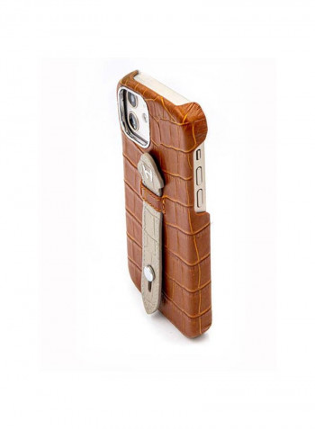 Mobile Case With  Mid Grip For Iphone 12 6.1inch Brown