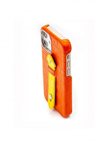 Mobile Case With  Mid Grip For Iphone 12 6.1بوصة برتقالي