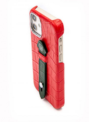 Mobile Case With  Mid Grip For Iphone 12 6.1inch Red