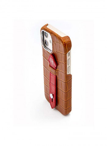 Mobile Case With  Mid Grip For Iphone 12 6.1inch Brown