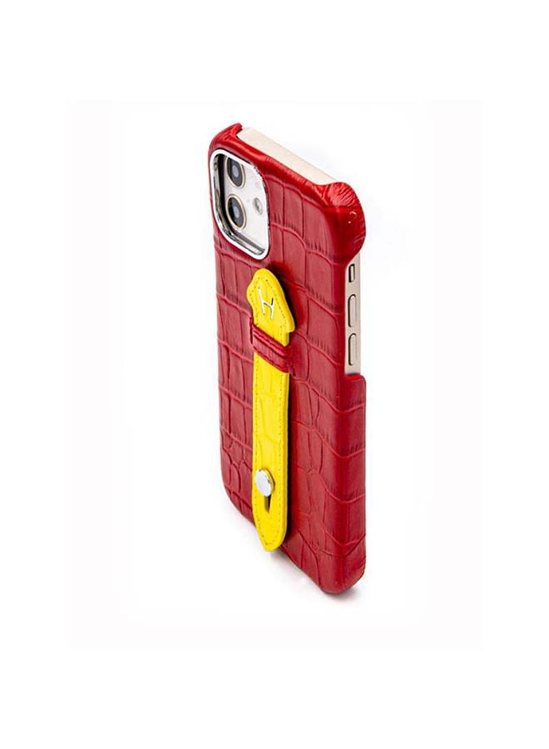 Mobile Case With  Mid Grip For Iphone 12 6.1inch Maroon