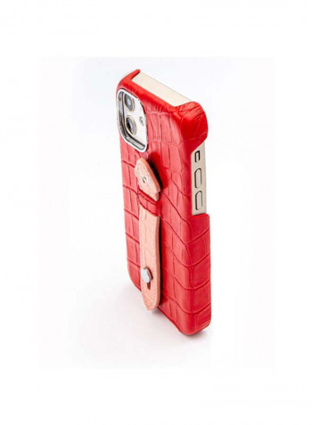 Mobile Case With  Mid Grip For Iphone 12 6.1inch Red