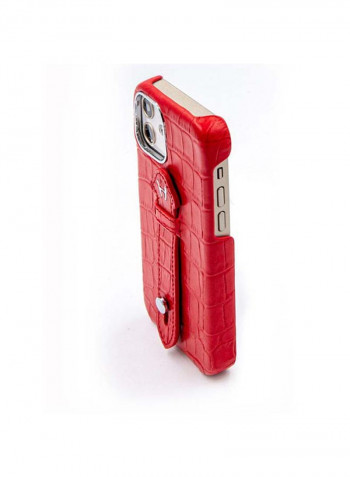 Mobile Case With  Mid Grip For Iphone 12 6.1inch Red