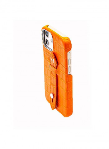 Mobile Case With  Mid Grip For Iphone 12 6.1بوصة برتقالي