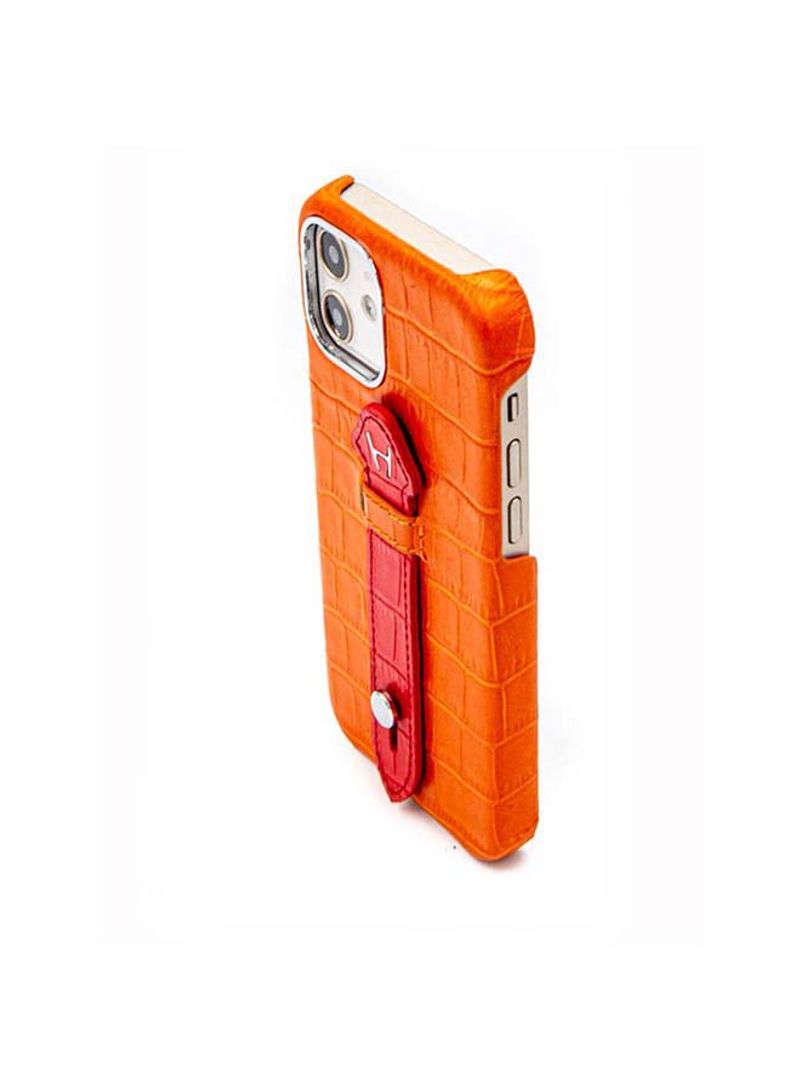 Mobile Case With  Mid Grip For Iphone 12 6.1inch Orange