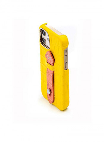 Mobile Case With  Mid Grip For Iphone 12 6.1inch Yellow