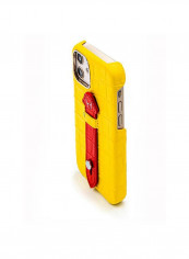 Mobile Case With  Mid Grip For Iphone 12 6.1بوصة أصفر