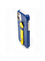 Mobile Case With  Mid Grip For Iphone 12 6.1بوصة أزرق