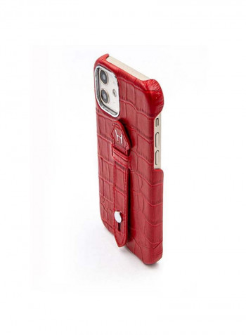 Mobile Case With  Mid Grip For Iphone 12 6.1inch Maroon