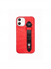 Mobile Case With  Side Grip For Iphone 12 6.1inch Red