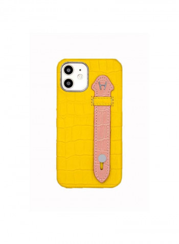 Mobile Case With  Side Grip For Iphone 12 6.1inch Yellow