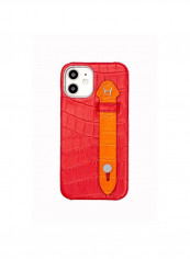 Mobile Case With  Side Grip For Iphone 12 6.1inch Red