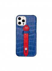 Mobile Case With  Mid Grip For Iphone 12 Pro 6.1inch Blue
