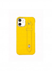 Mobile Case With  Side Grip For Iphone 12 6.1inch Yellow
