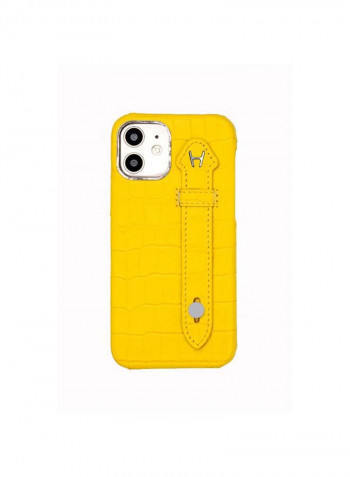 Mobile Case With  Side Grip For Iphone 12 6.1inch Yellow