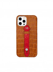 Mobile Case With  Mid Grip For Iphone 12 Pro 6.1inch Brown