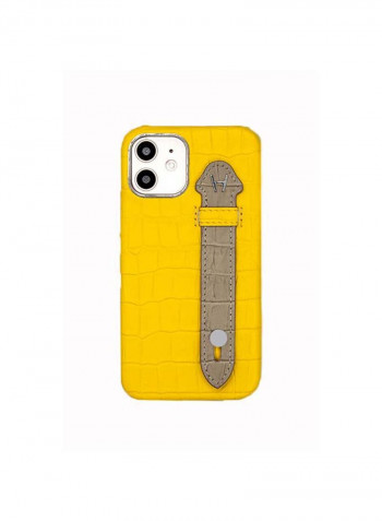 Mobile Case With  Side Grip For Iphone 12 6.1inch Yellow